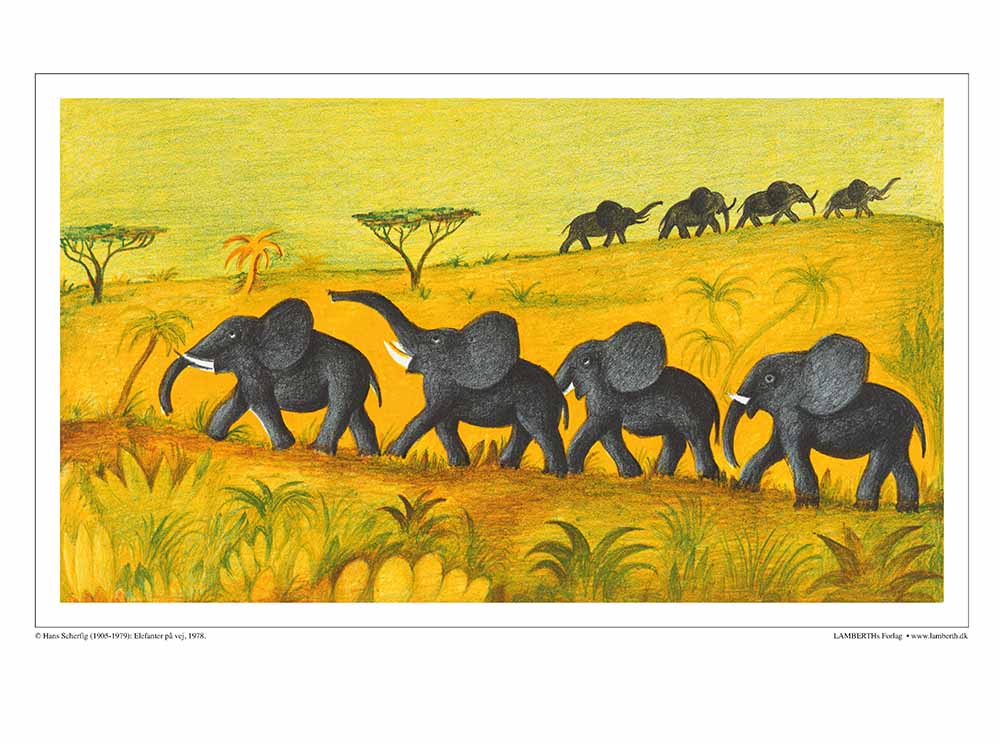 Hans Scherfig: Elefanter på vej